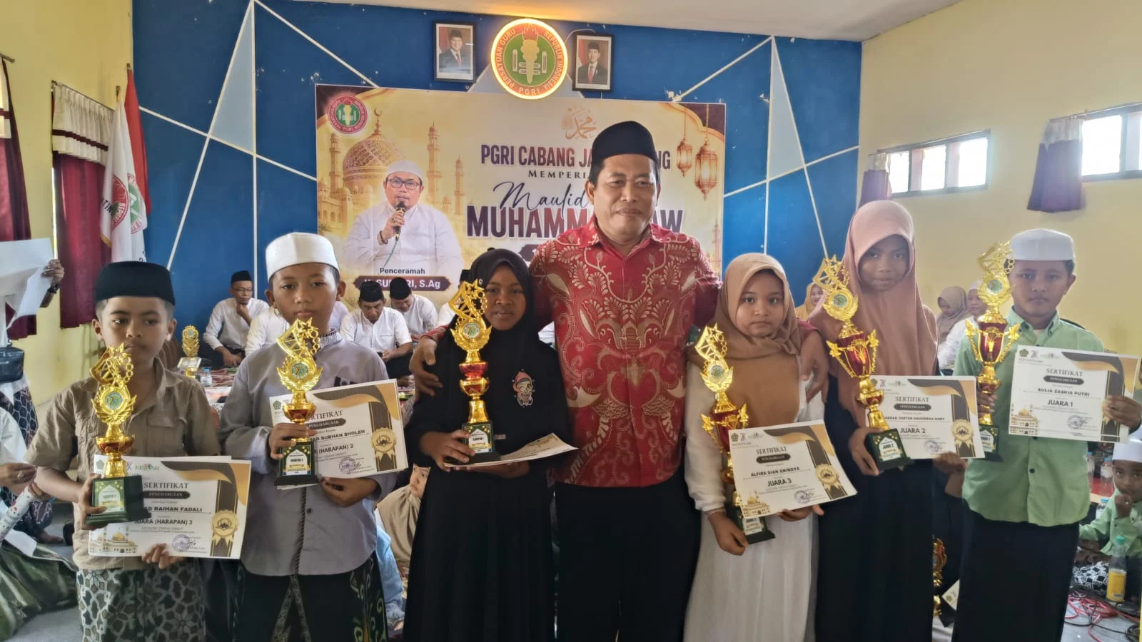JUARA 3 CERDAS CERMAT PENTAS PAI KECAMATAN JATIBANTENG