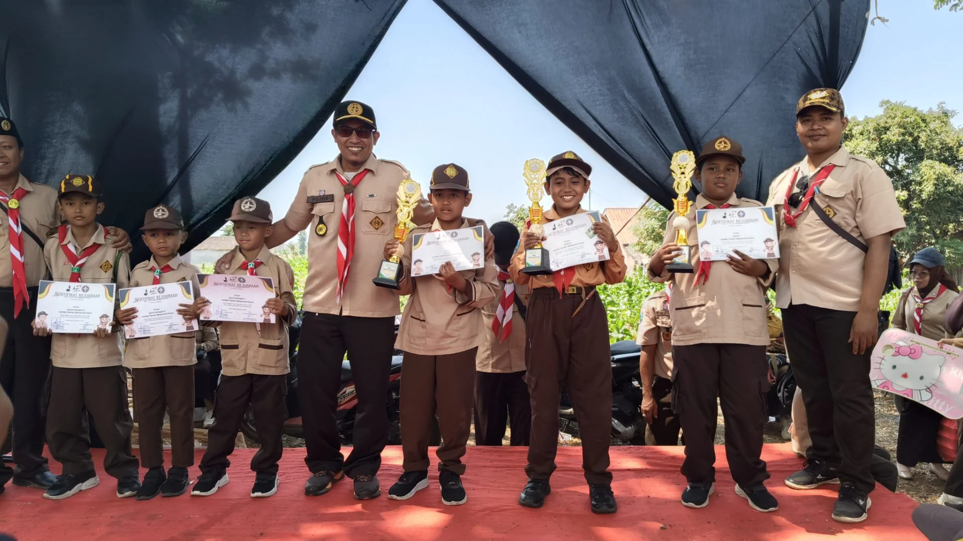 JUARA HARAPAN 2 LOMBA MEWARNAI AJANG PESTA SIAGA KWARRAN JATIBANTENG